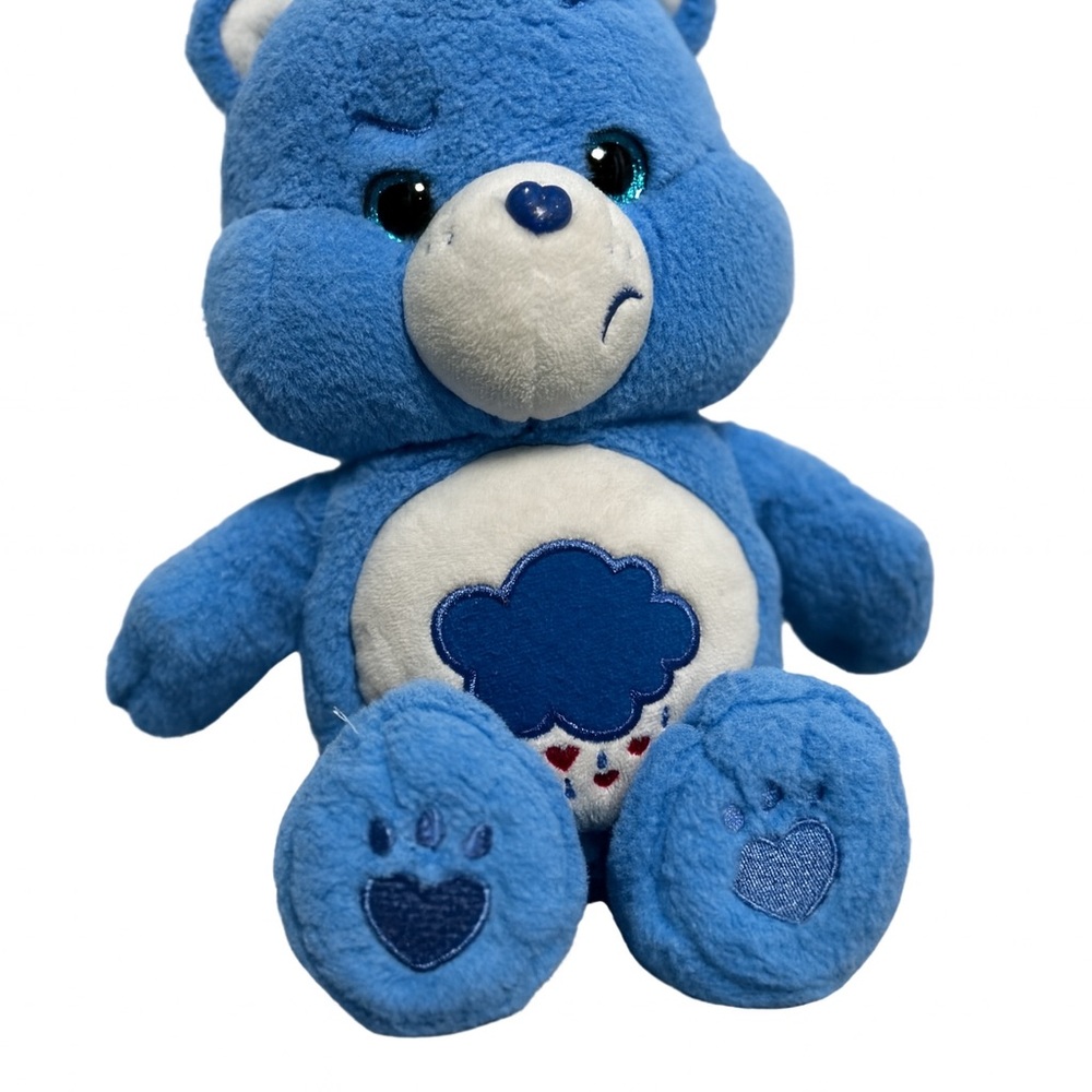 Grumpy Bear Care Bears soft blue plush toy